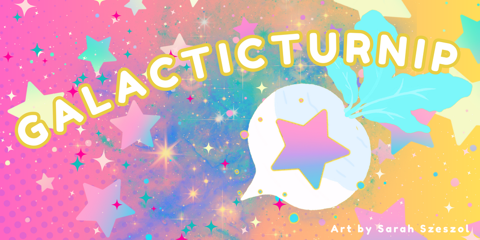 GalacticTurnip Shop Banner — Original artwork collage